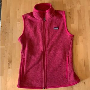 Patagonia pink “better sweater” vest